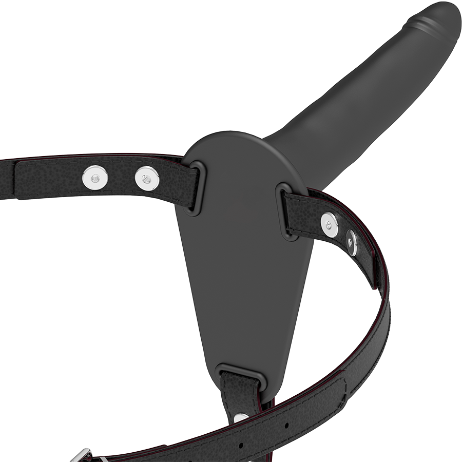Fetish Submissive Harness - Silicone Preto 15 Cm