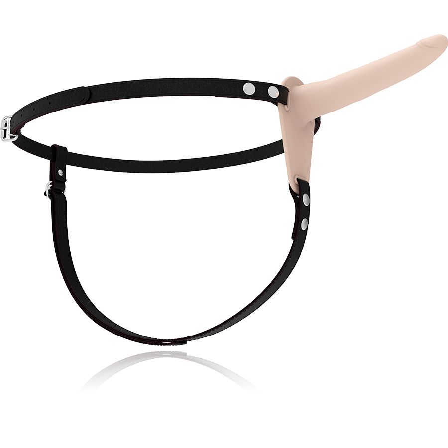 Fetish Submissive Harness - Vibrador De Silicone De Carne 15 Cm