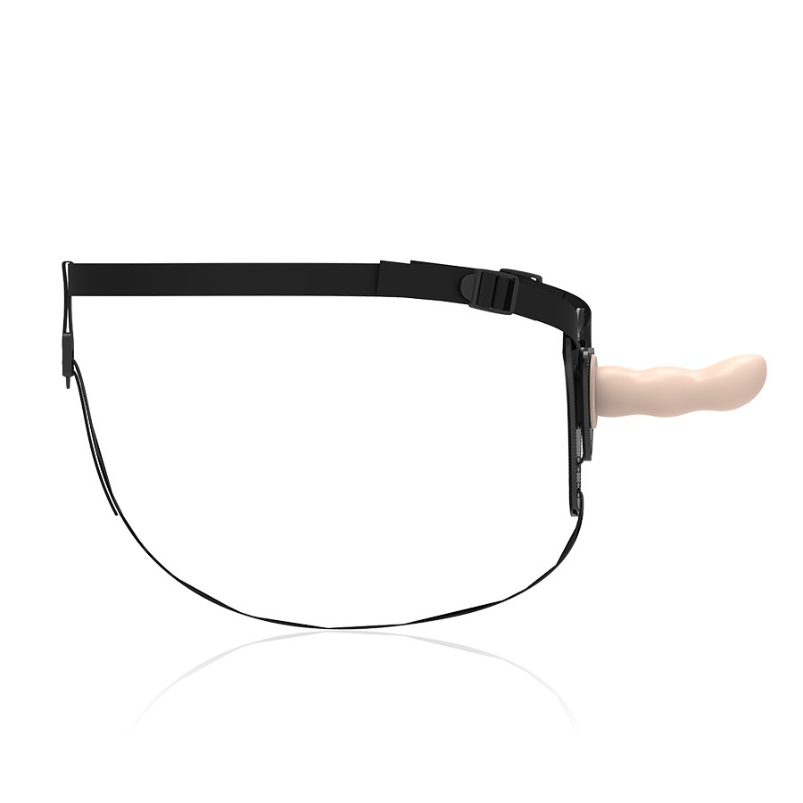 Fetish Submissive Harness - Silicone Carne Ponto G 12,5 Cm