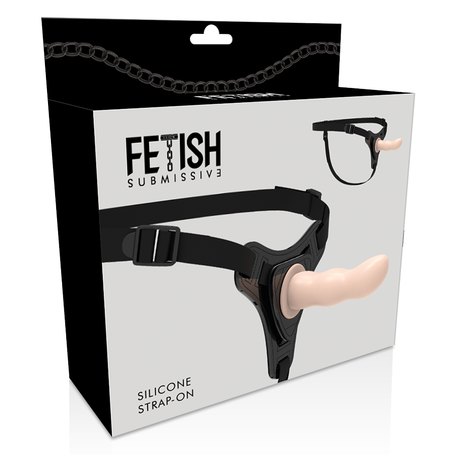 Fetish Submissive Harness - Silicone Carne Ponto G 12,5 Cm