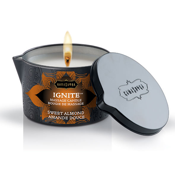KAMASUTRA - VELA DE MASSAGEM AMÊNDOA MEDITERRÂNICA 170 GR - Sex Shop Sexy
