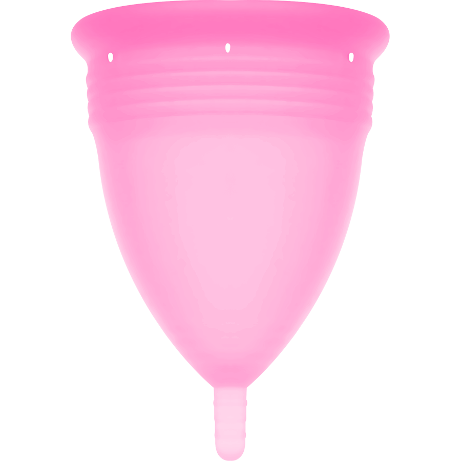 STERCUP - COPO MENSTRUAL FDA SILICONE ROSA - TAMANHO L