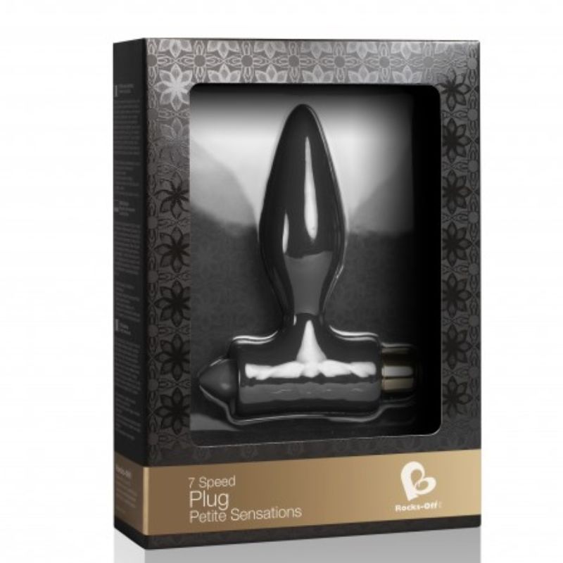 ROCKS-OFF - PLUG ANAL PARA PRINCIPIANTES PETITE SENSATIONS PRETO