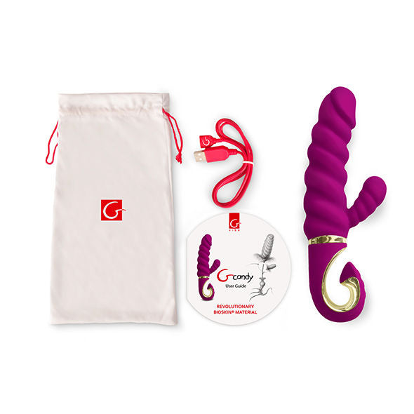 G-VIBE - FUN TOYS VIBRADOR RABBIT GCANDY SWEET FRAMBOESA