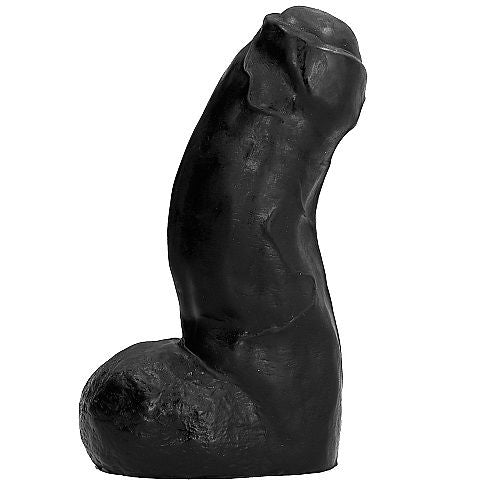 All Black - Dong Realista Preto 17 Cm