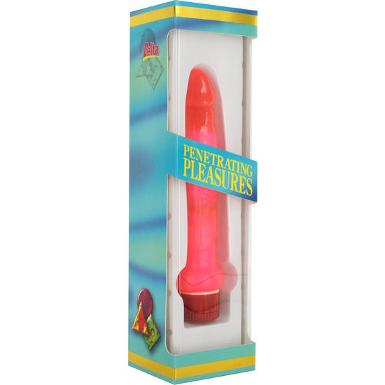 Seven Creations - Vibrador Anal Jelly Fino Rosa