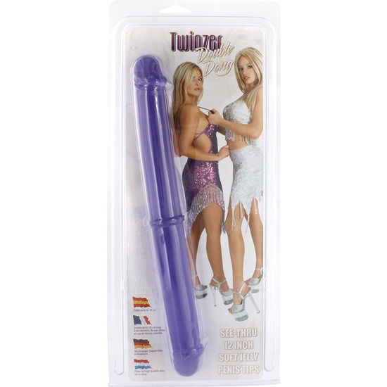 Seven Creations - Duplo Pênis 30 Cm Roxo