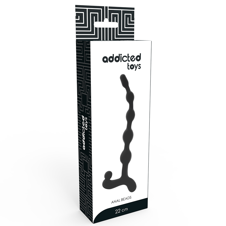 ADDICTED TOYS - BLACK ANAL BALLS 22 CM