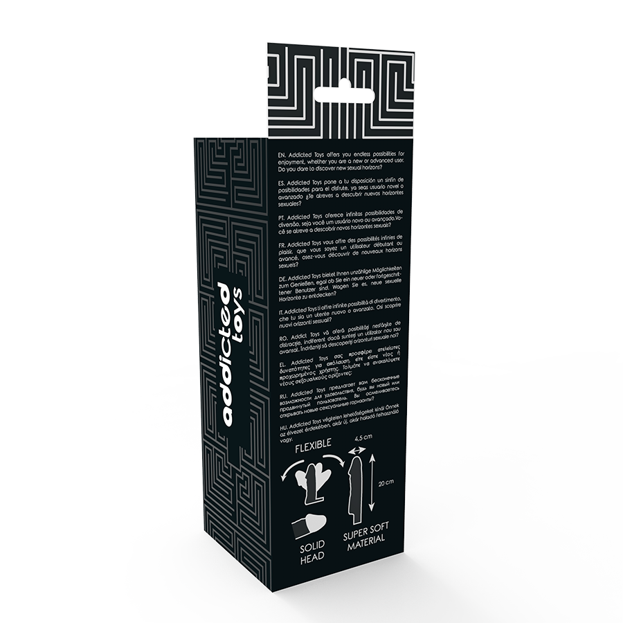 ADDICTED TOYS - EXTENSOR PARA PÊNIS PRETO