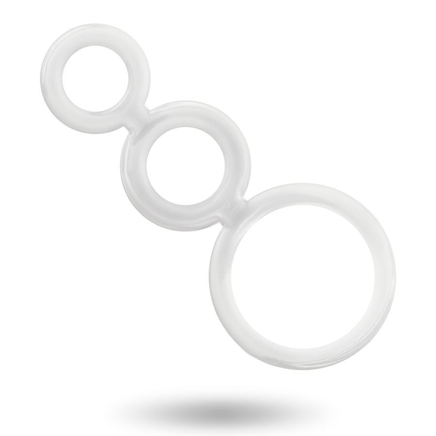 Addicted Toys - Conjunto De Anéis - Para Pênis Transparente