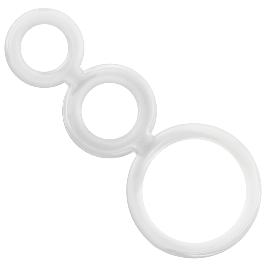 Addicted Toys - Conjunto De Anéis - Para Pênis Transparente