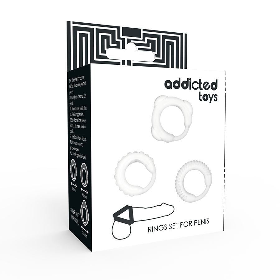 Addicted Toys - C-Ring Set Claro