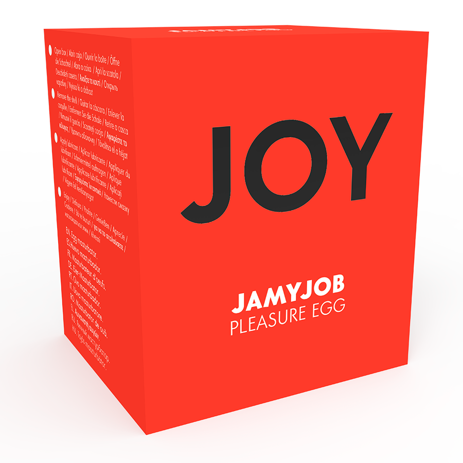 JAMYJOB - HUEVO MASTURBADOR DISCRETO VERSÃO RED JOY