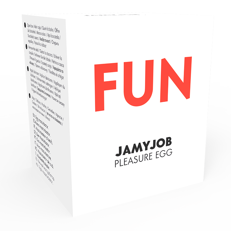 JAMYJOB - HUEVO MASTURBADOR DISCRETO EDIÇÃO RED FUN