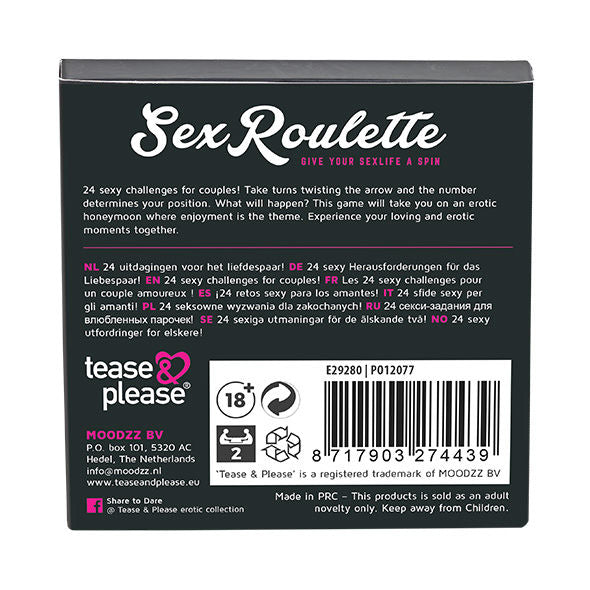 TEASE & PLEASE - ROLETA SEXUAL AMOR & CASAMENTO