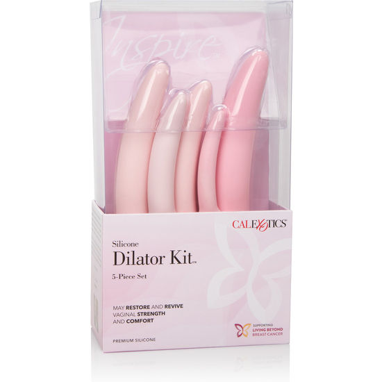 CALEXOTICS - INSPIRE KIT DILATADOR VAGINAL EM SILICONE 5 UNIDADES