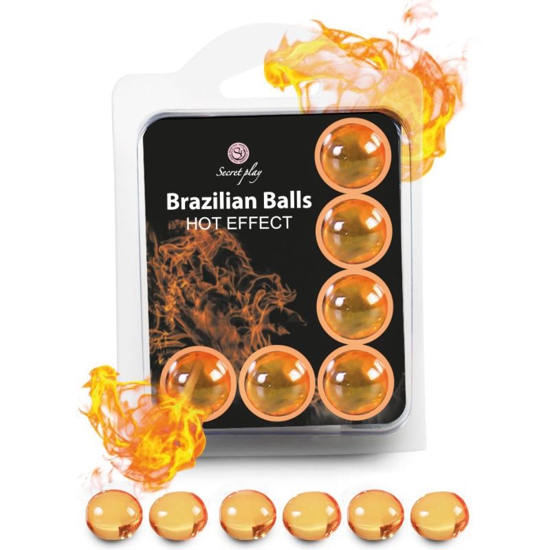 SECRETPLAY - SET 6 BRAZILIAN BALLS EFEITO CALOR
