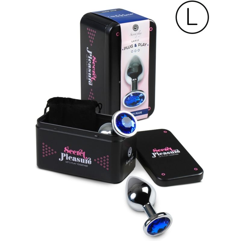 Secretplay - Plug Anal Tamanho L Azul