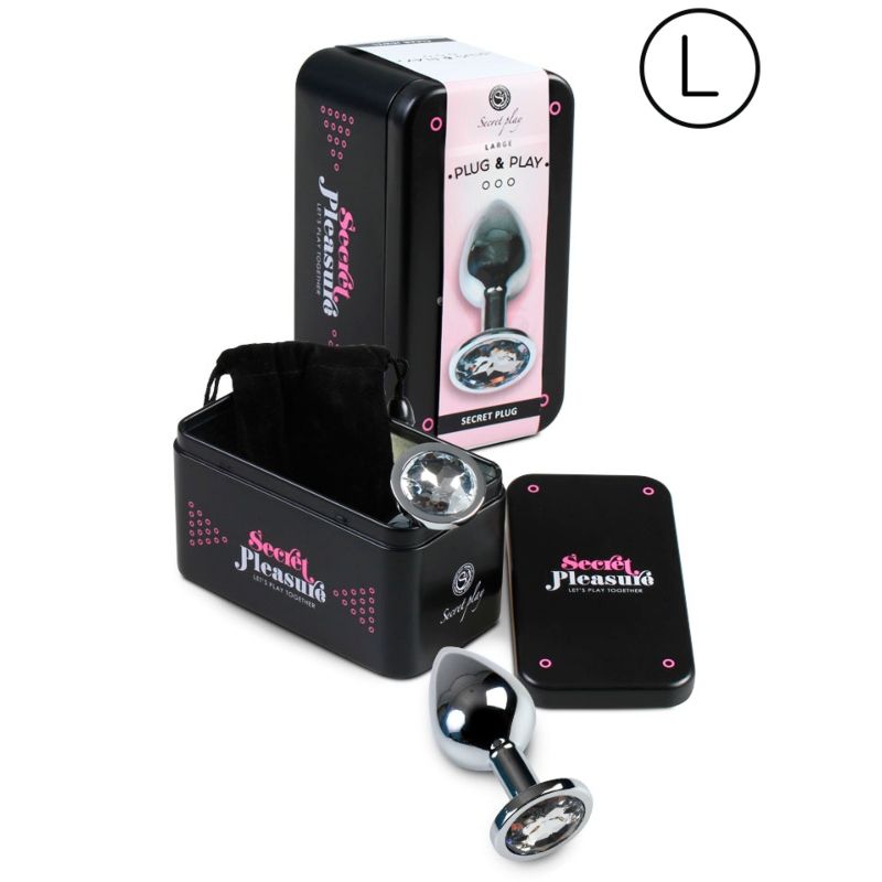 Secretplay - Plug Anal Tamanho L - Transparente