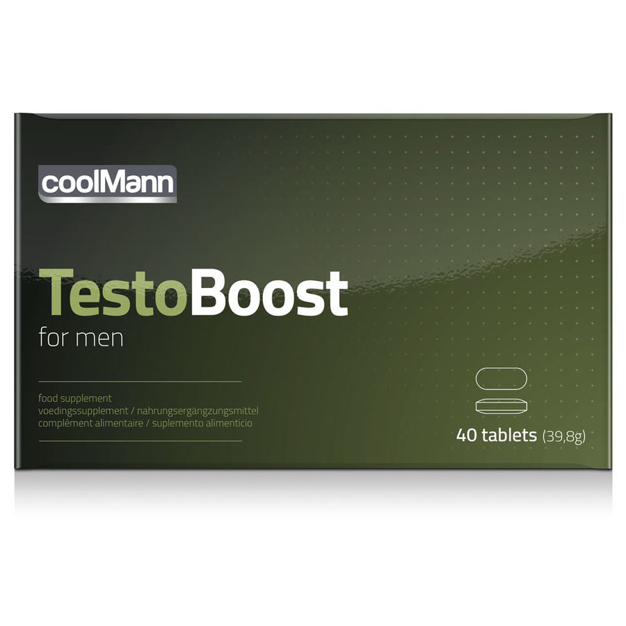 COBECO - COOLMANN TESTO BOOST POTENCIADOR COM TRIBULUS TERRESTRIS 40 COMPRIMIDOS