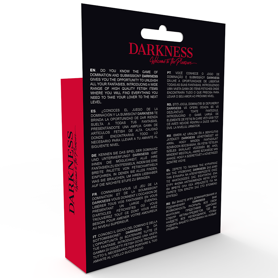 DARKNESS - CUECA COM ABERTURA UNISSEXO TAMANHO ÚNICO