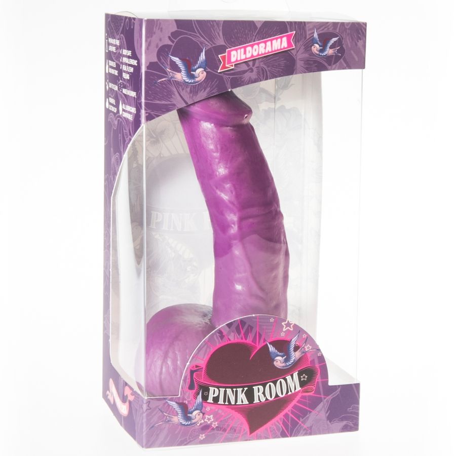PINK ROOM - CONNOR DILDO REALISTA ROXO 16 CM