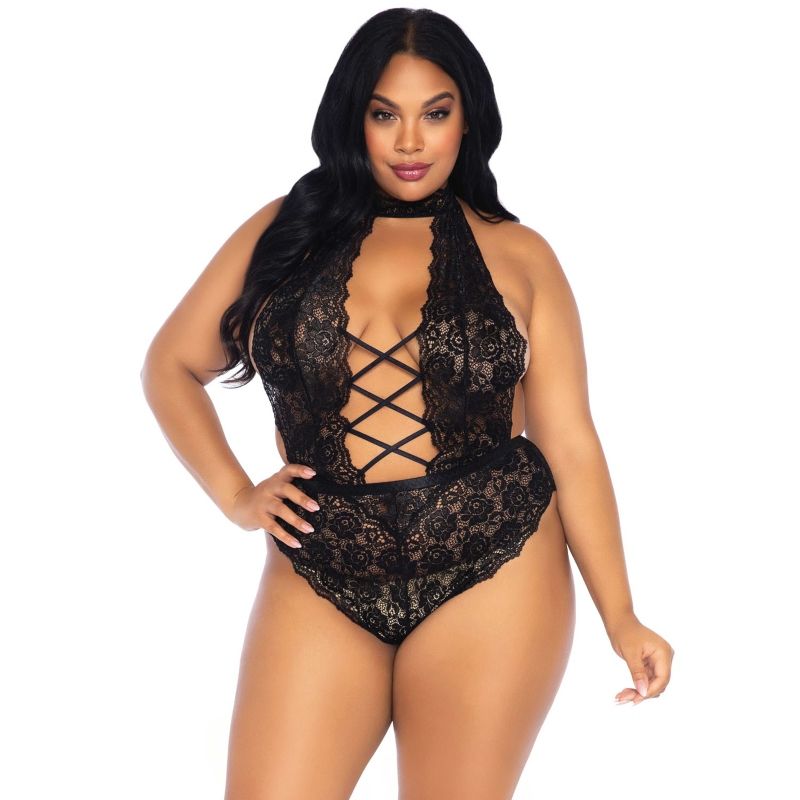 LEG AVENUE - TEDDY COM ABERTURA FRONTAL TAMANHO GRANDE