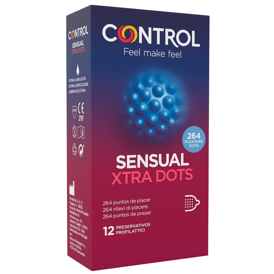 CONTROL - XTRA DOTS 12 UNIDADES - Sex Shop Sexy