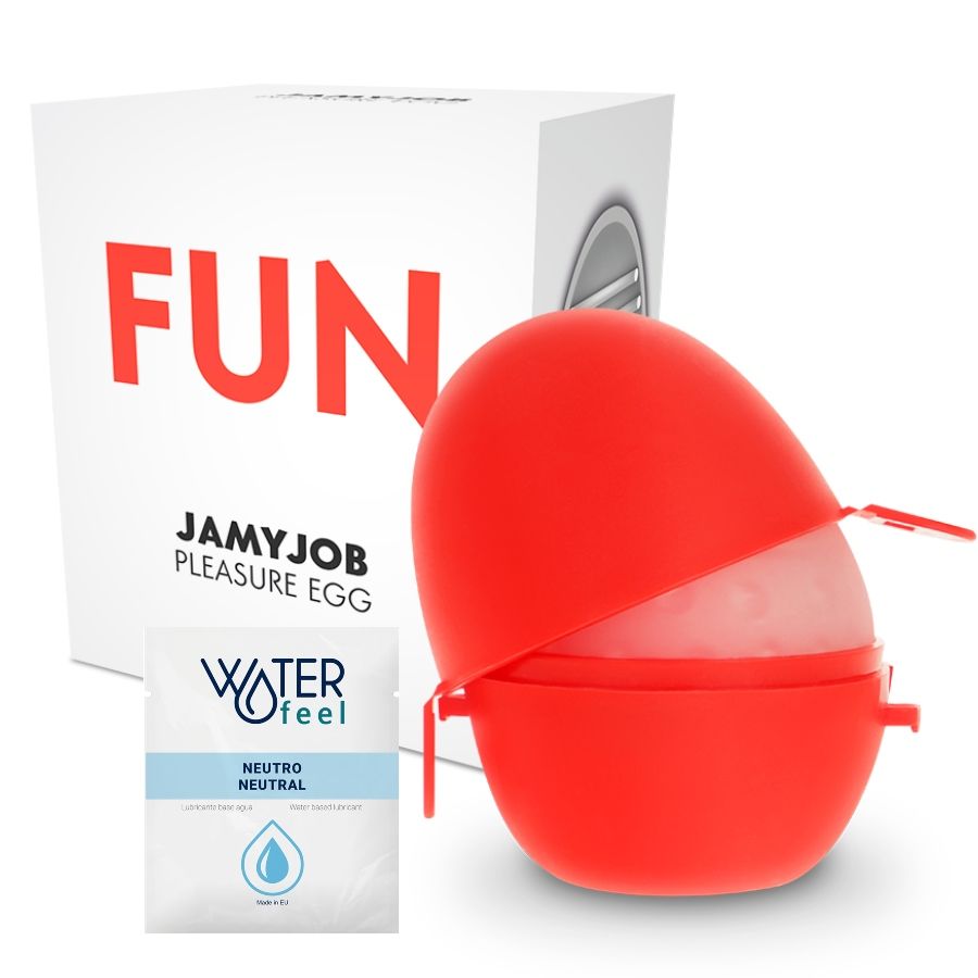 JAMYJOB - HUEVO MASTURBADOR DISCRETO EDIÇÃO RED FUN