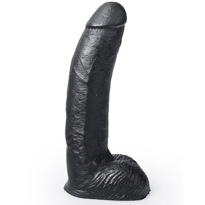 HUNG SYSTEM - DILDO REALISTA PRETO GEORGE 22 CM