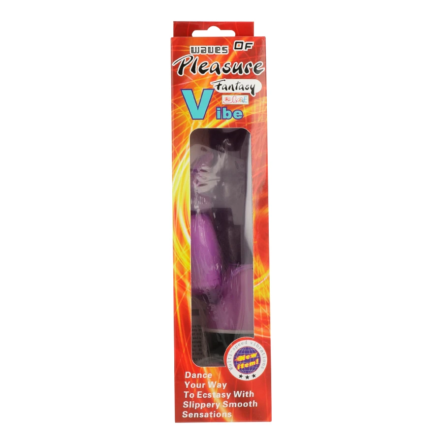 ONDAS DO PRAZER FANTASIA VIBRADOR COM RABBIT 23 CM - Sex Shop Sexy