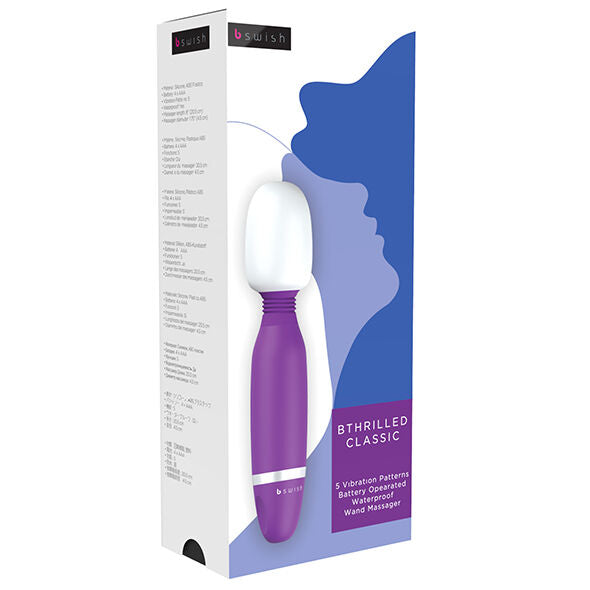 B SWISH - BTHRILLED CLASSIC MASSAGEADOR LILÁS - Sex Shop Sexy