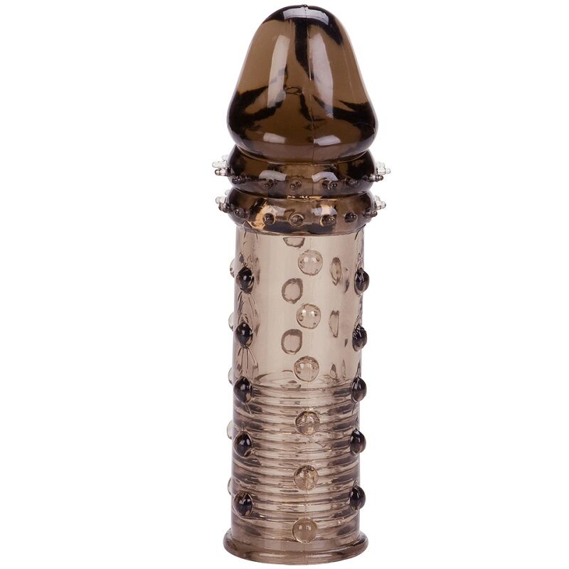 CALEXOTICS - EXTENSÃO EM SILICONE PARA PÊNIS PRETO
