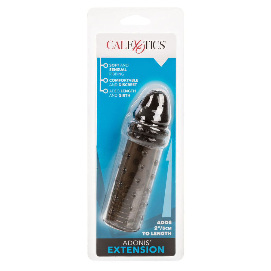 CALEXOTICS - EXTENSÃO EM SILICONE PARA PÊNIS PRETO