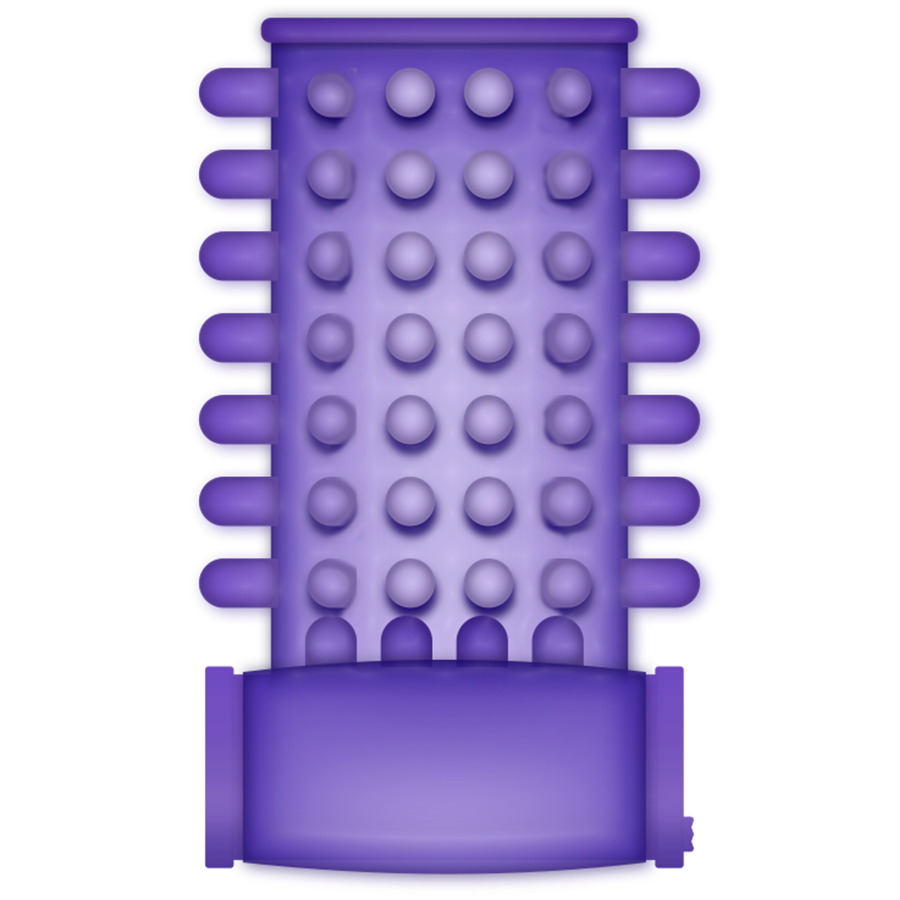 CASUAL LOVE - CAPA PARA PÊNIS COM VIBRADOR LILÁS - Sex Shop Sexy