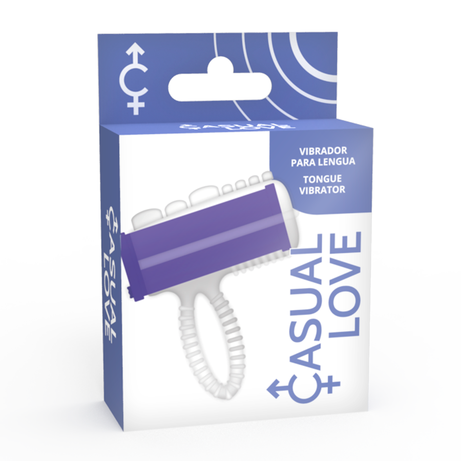 CASUAL LOVE - ANEL VIBRADOR LÍNGUA LILÁS - Sex Shop Sexy
