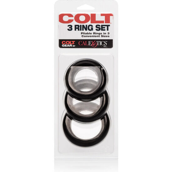 CALEXOTICS - COLT SET 3 ANÉIS PARA PÊNIS E TESTÍCULOS
