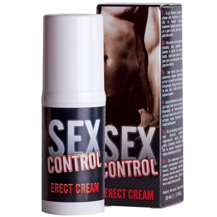 RUF - SEX CONTROL CREME PARA EREÇÃO - Sex Shop Sexy