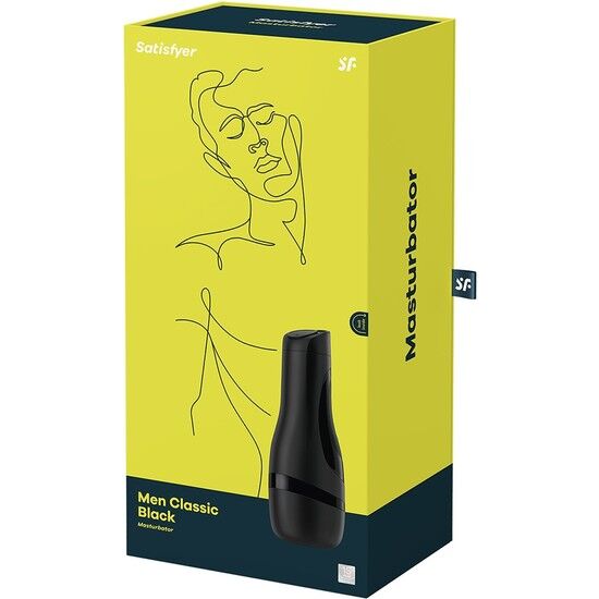 SATISFYER - MASTURBADOR MEN CLASSIC PRATEADO