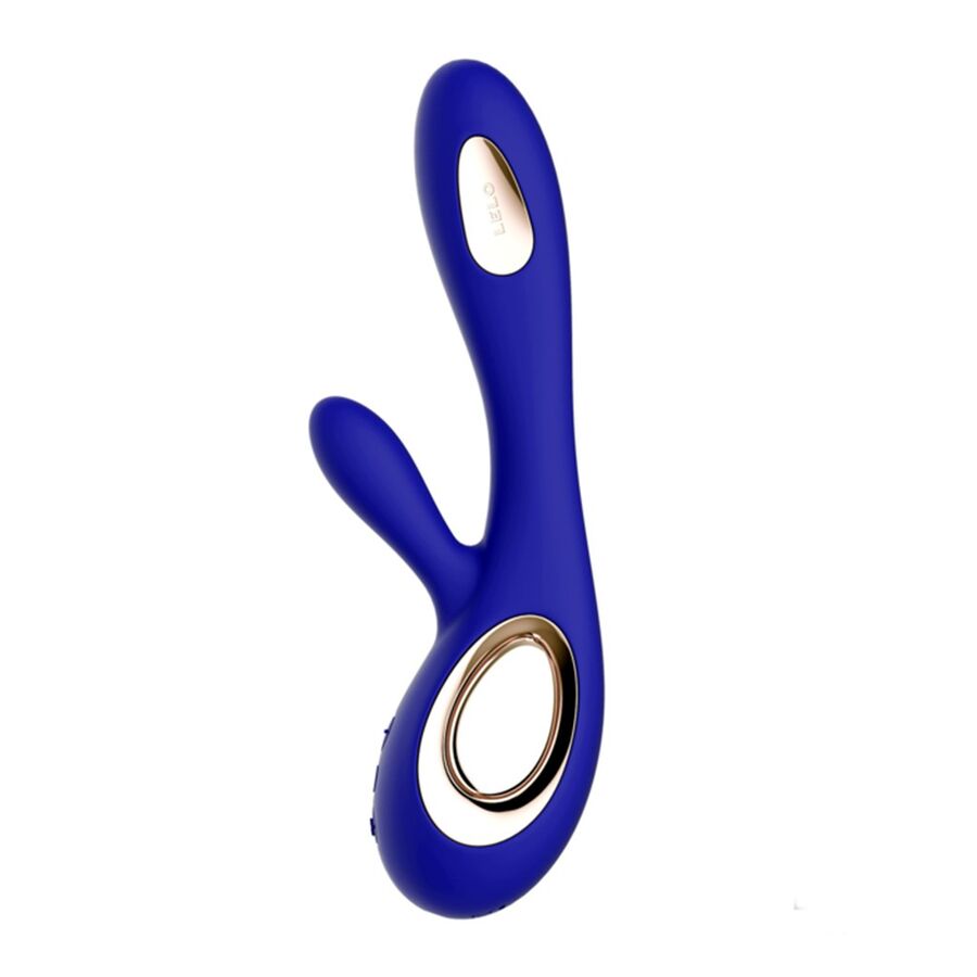 LELO - SORAYA WAVE VIBRADOR RABBIT AZUL MEIA-NOITE