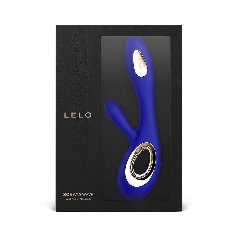 LELO - SORAYA WAVE VIBRADOR RABBIT AZUL MEIA-NOITE