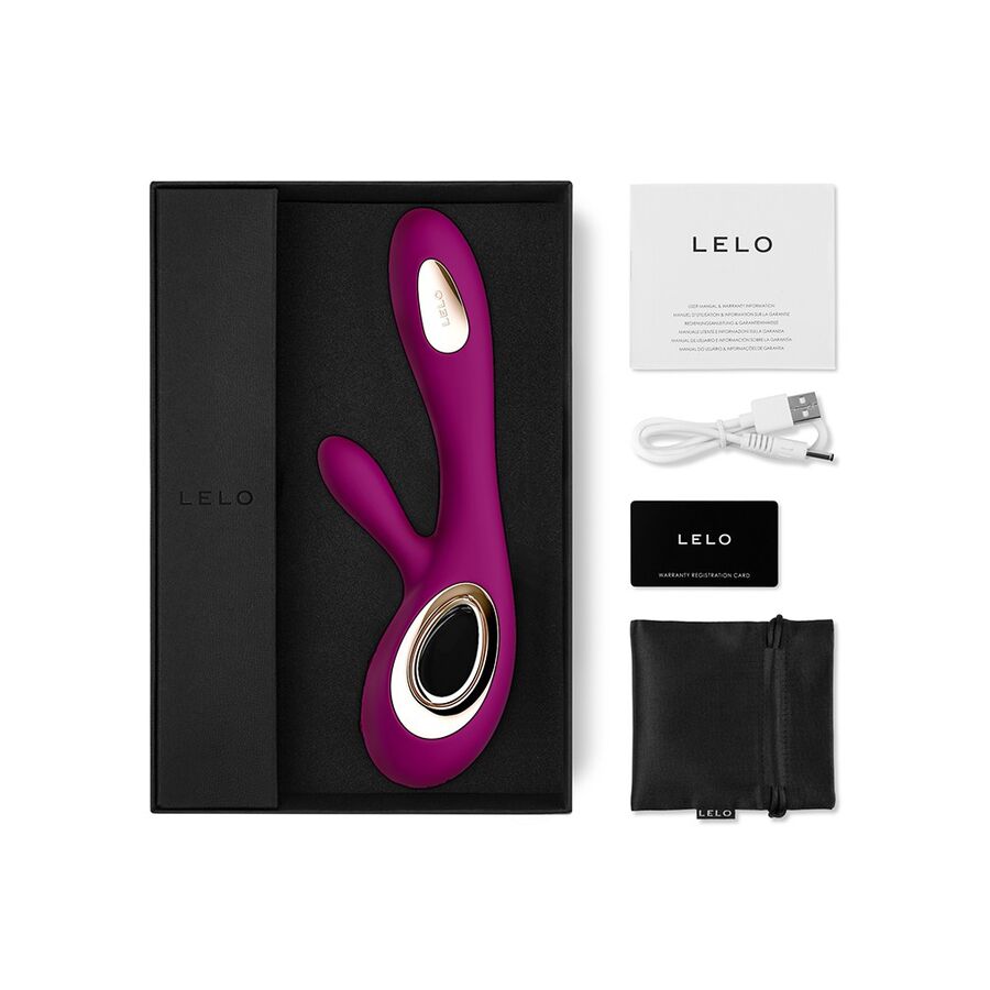 LELO - SORAYA WAVE VIBRADOR RABBIT ROXO