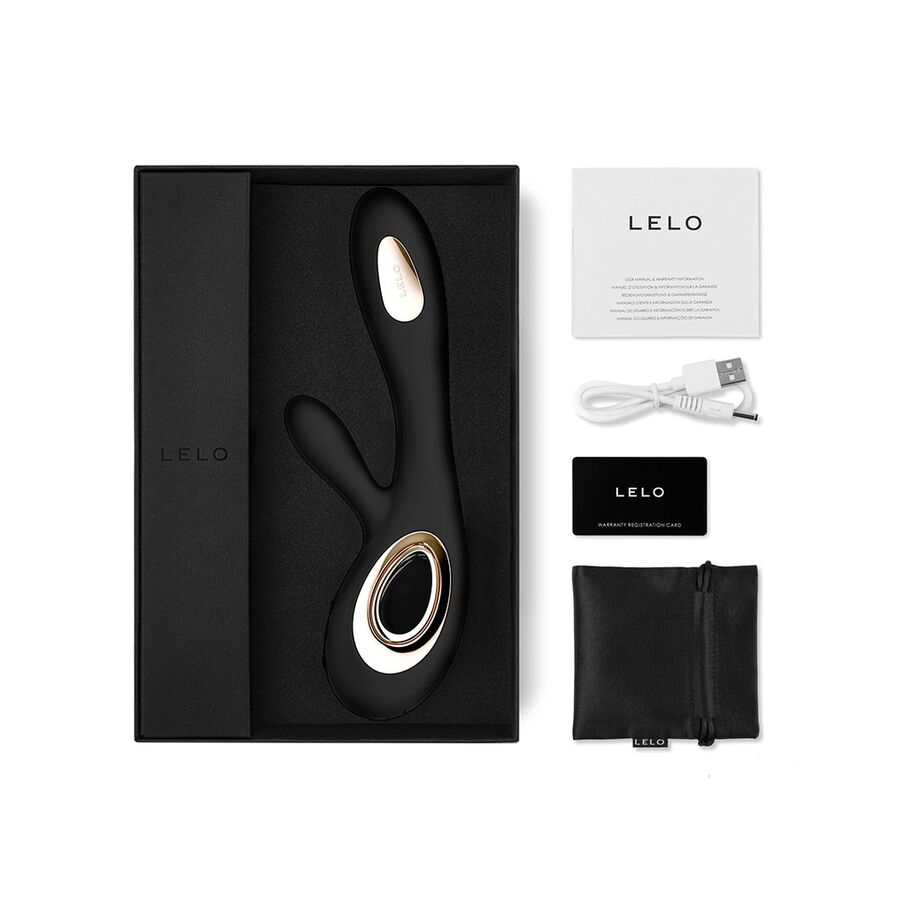 LELO - SORAYA WAVE VIBRADOR RABBIT PRETO