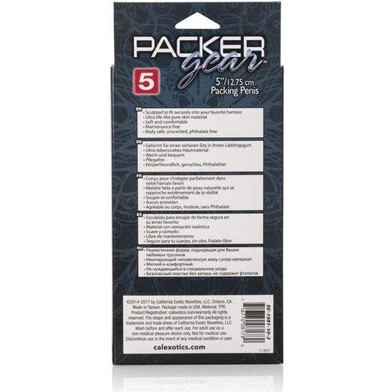 Um Pene Realístico de Empacotamento da Packing Gear Medindo 14,5 Cm para um Visual Sexy e Masculino - Sex Shop Sexy