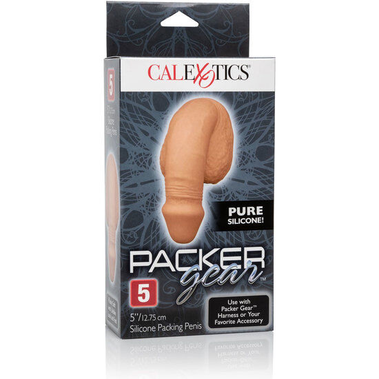 Calexotics - Embalagem De Silicone Pênis 12.75 Cm Caramelo