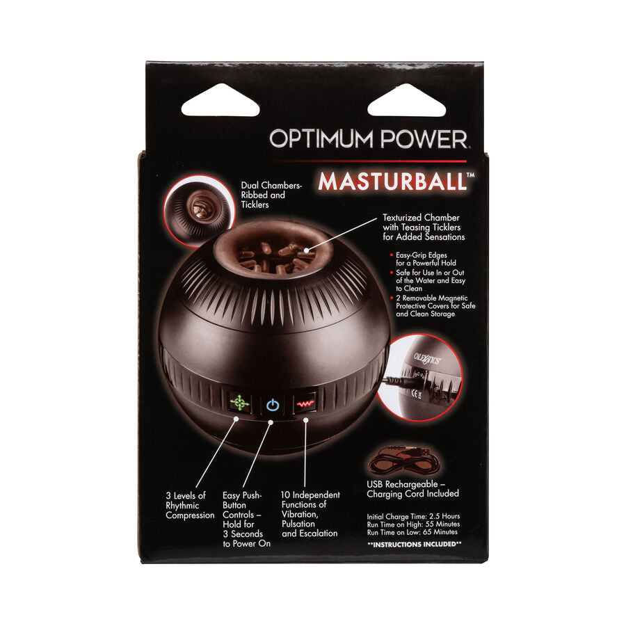 CALEXOTICS - OPTIMUM POWER MASTURBADOR MASCULINO COM VIBRAÇÃO