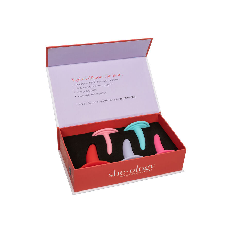 Calexotics - Kit 5 Pcs Dilatadores Vaginais Ou Anais Multicolor