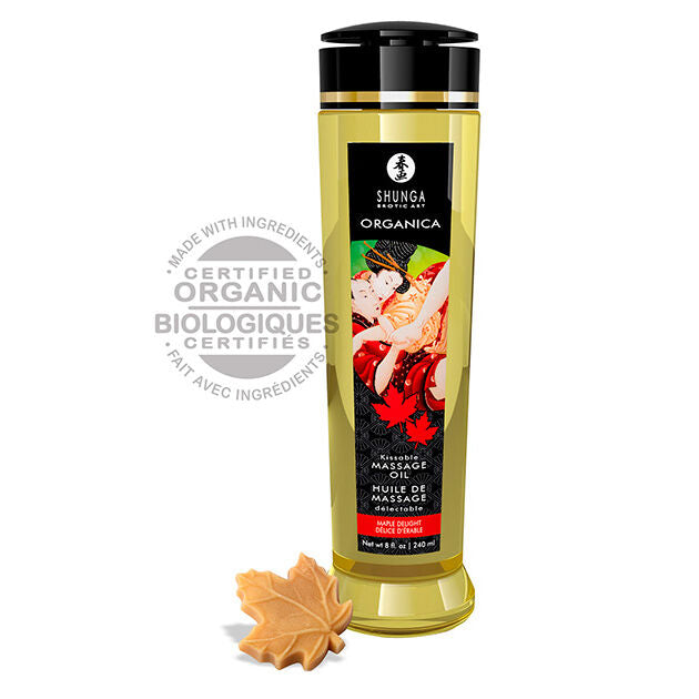 Shunga - Óleo De Massagem Orgânico Maple Delight 240 Ml