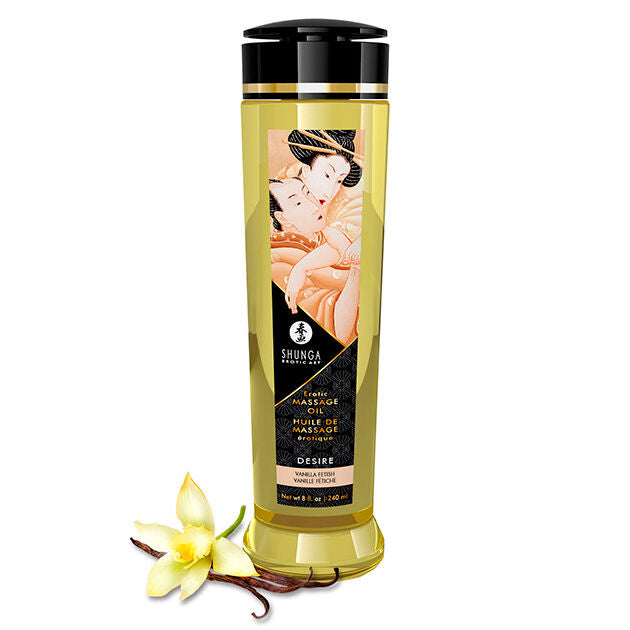 SHUNGA - ÓLEO DE MASSAGEM ERÓTICO DESEJO 240 ML