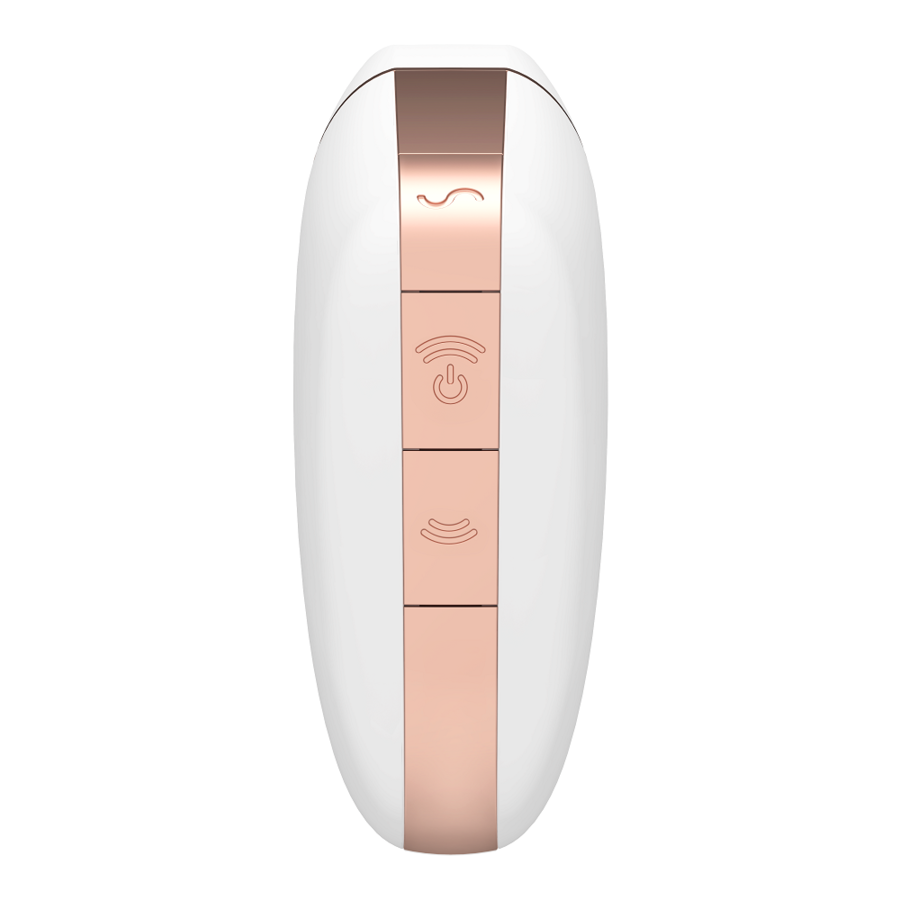 SATISFYER - ESTIMULADOR E VIBRADOR LOVE TRIANGLE BRANCO
